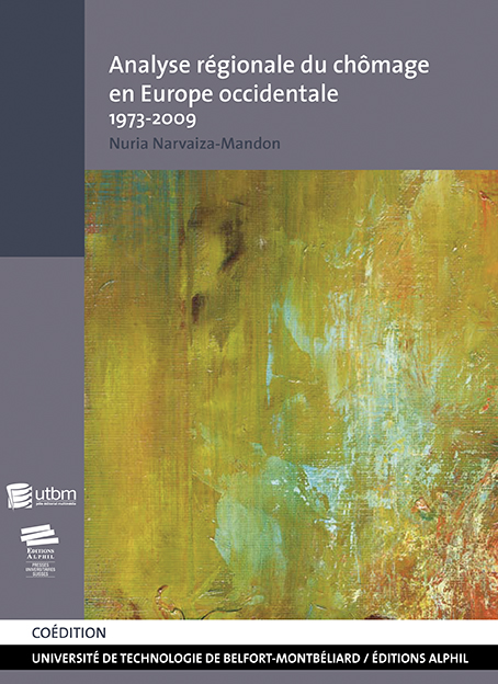 Couverture "Analyse régionale du chômage en Europe occidentale 1973-2009"