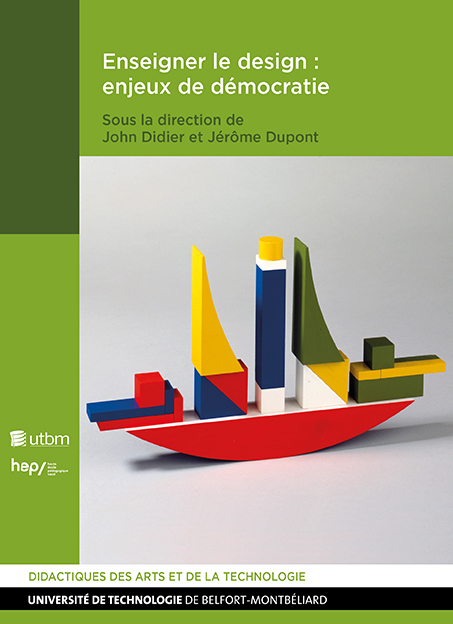 Couverture "Enseigner le design : Enjeux de démocratie"