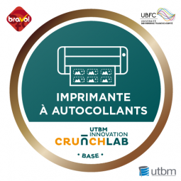 logo imprimante à autocollants