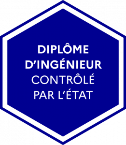 Logo diplôme d'ingénieur contrôlé par l'Etat